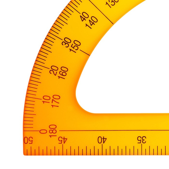 Транспортир для школьной доски, с держателем, 180 гр, корпуса оранжевый Транспортир для школьной доски, с держателем, 180 гр, корпуса оранжевый