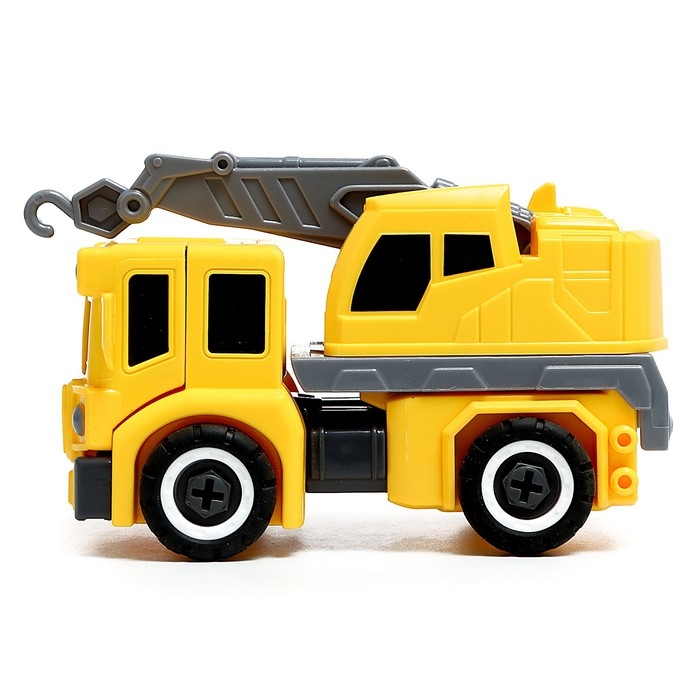 Конструктор винтовой &laquo;Кран&raquo;, 2 в 1 робот-машина