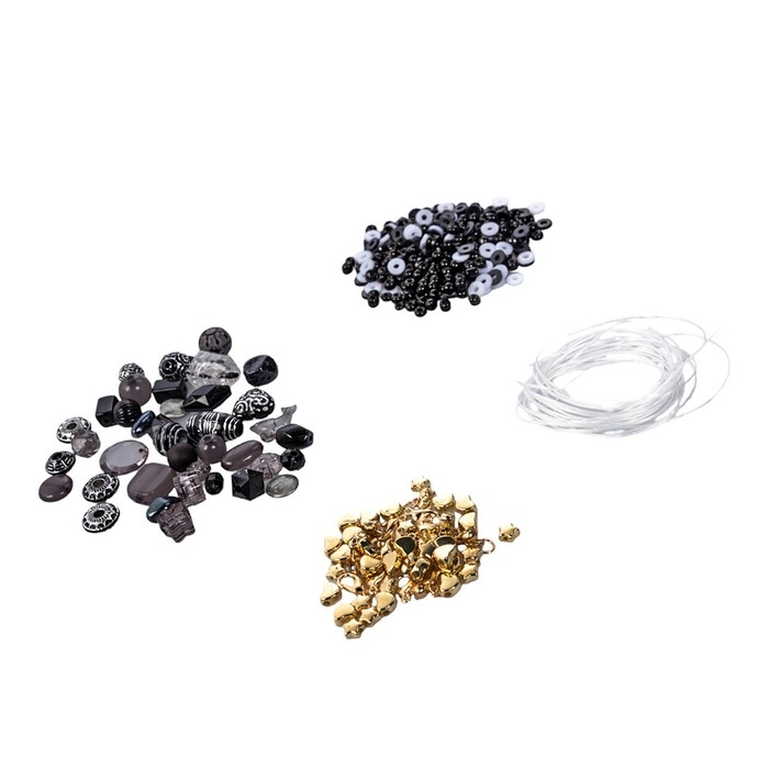 Набор для творчества &laquo;Браслеты своими руками. Бижу&raquo;, ч/б