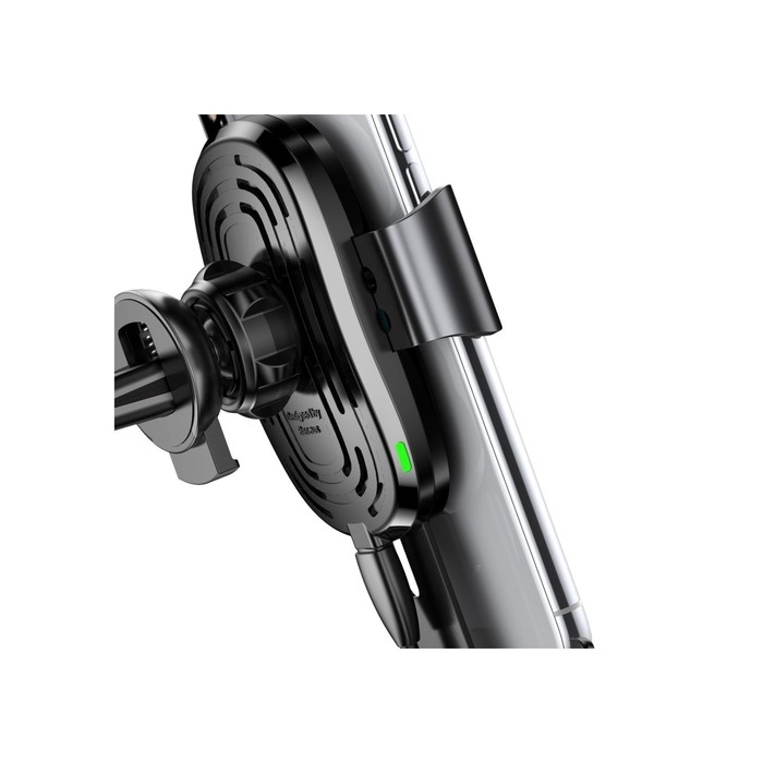 Держатель для смартфона в авто Baseus в воздуховод, беспроводная зарядка, 2 А, 10W, чёрное Держатель для смартфона в авто Baseus в воздуховод, беспроводная зарядка, 2 А, 10W, чёрное