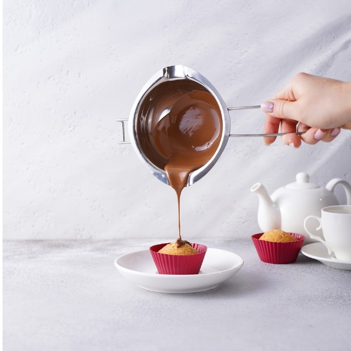 Миска из нержавеющей стали для водяной бани Hanna Knövell, 470 мл, 14×6,3 см Миска из нержавеющей стали для водяной бани Hanna Knövell, 470 мл, 14×6,3 см