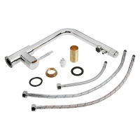 Смеситель для кухни ZEIN Z1302, однорычажный, с выходом для питьевой воды, латунь, хром