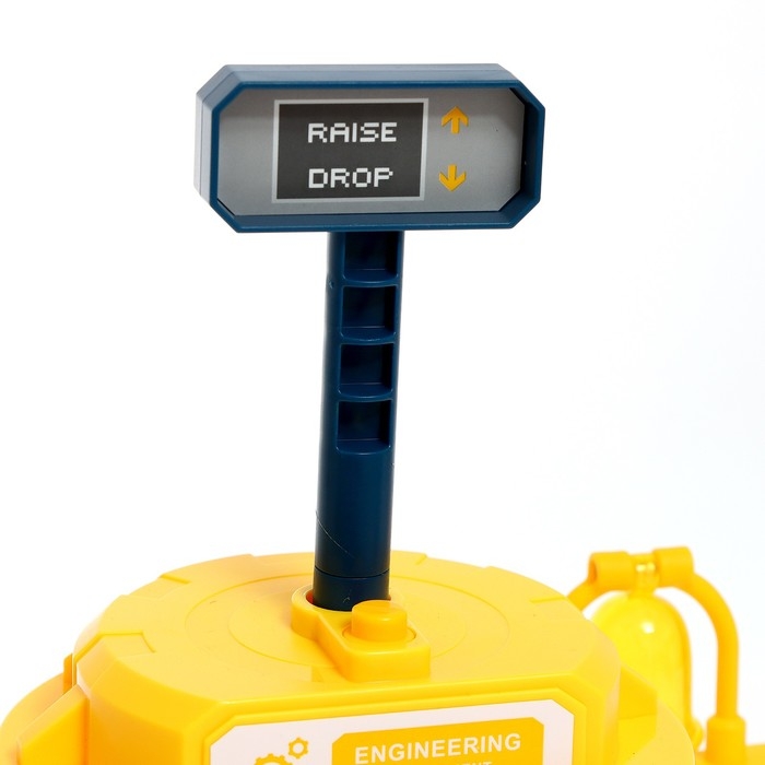 Парковка &laquo;Строительный лифт&raquo;, с подъёмом, машинка опускается с кнопки, звонит колокол, МИКС