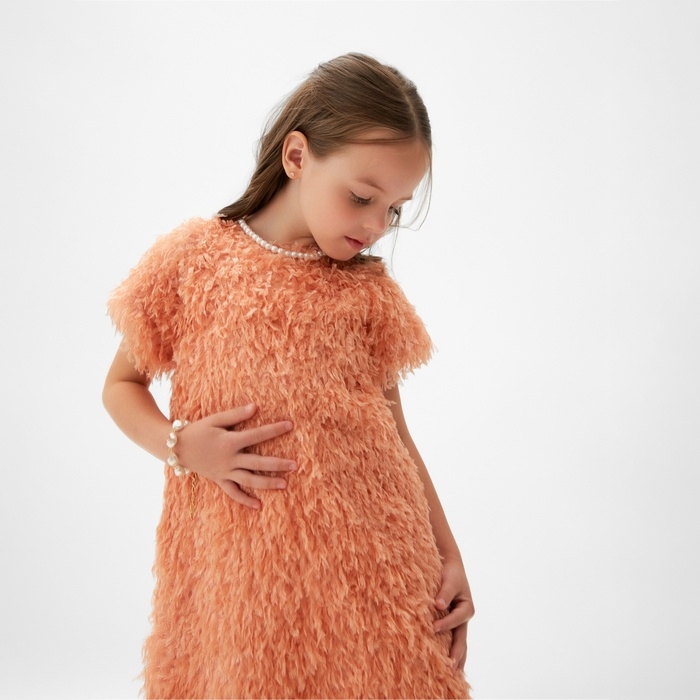 Платье для девочки, MINAKU :Party Dress, цвет розовый, рост 98 см Платье для девочки, MINAKU :Party Dress, цвет розовый, рост 98 см