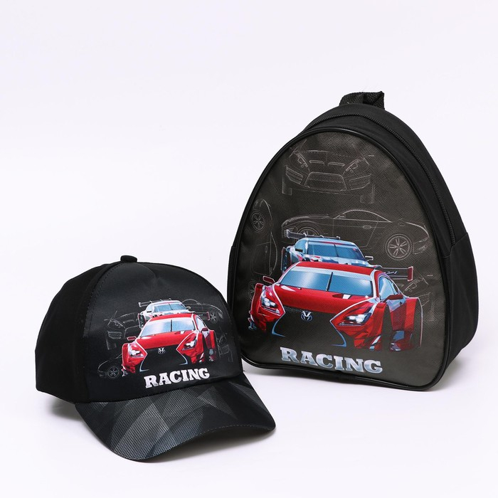 Детский набор «Тачка», рюкзак 21х25 см, кепка 52-56 см Детский набор «Тачка», рюкзак 21х25 см, кепка 52-56 см