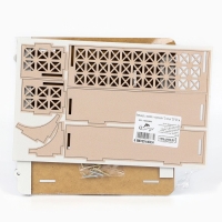 Ключница настенная с полкой с полкой и карманом &laquo;Счастья&raquo;, 20 х 20 см.