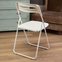 Стул складной, белый