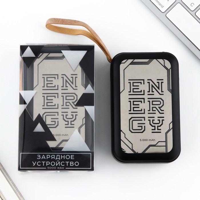 Зарядное устройство &laquo;Energy&raquo;, 5000мА, мод. PB-04, 10,4 х 6,4 см