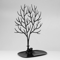 Подставка для украшений «Олень», 25×15×41 см, прямоугольное основание, цвет чёрный Подставка для украшений «Олень», 25×15×41 см, прямоугольное основание, цвет чёрный