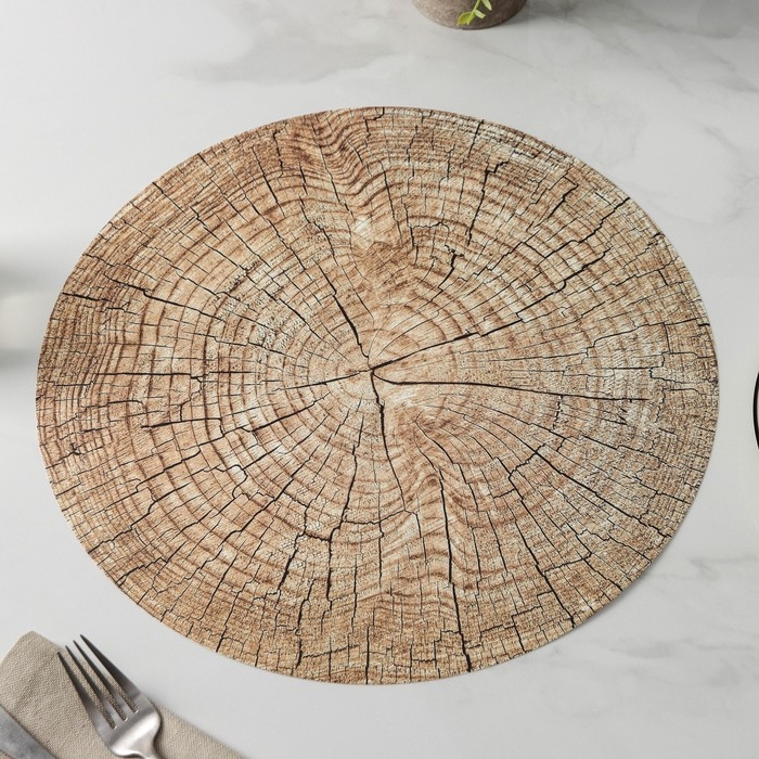 Салфетка сервировочная на стол &laquo;Палисандр&raquo;, d=36 см