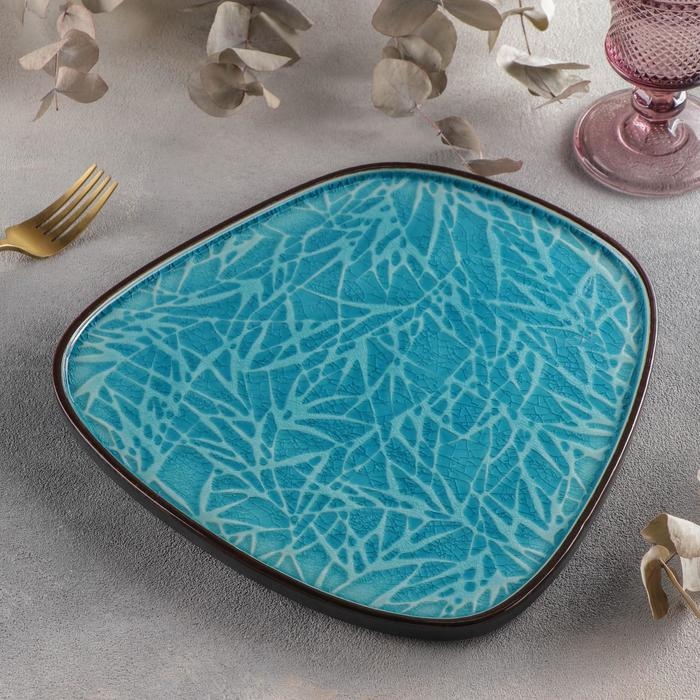 Блюдо керамическое для подачи &laquo;Таллула&raquo;, 27&times;26&times;1,5 см, цвет МИКС