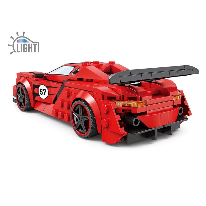 Конструктор Гонка &laquo;Редчемп&raquo;, световые эффекты, 290 деталей