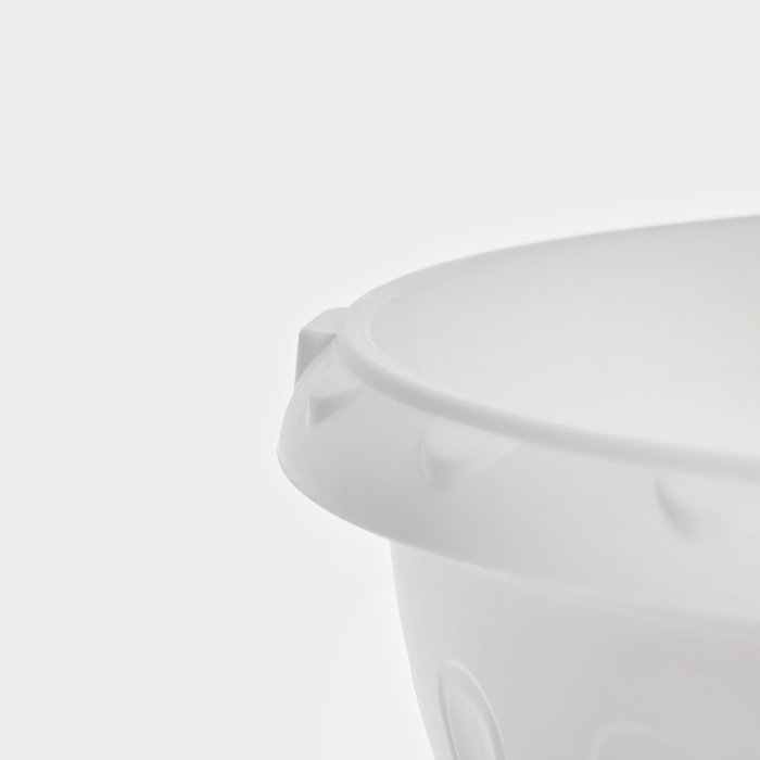 Кашпо уличное на ножке &laquo;Джулия&raquo;, 8 л, цвет белый