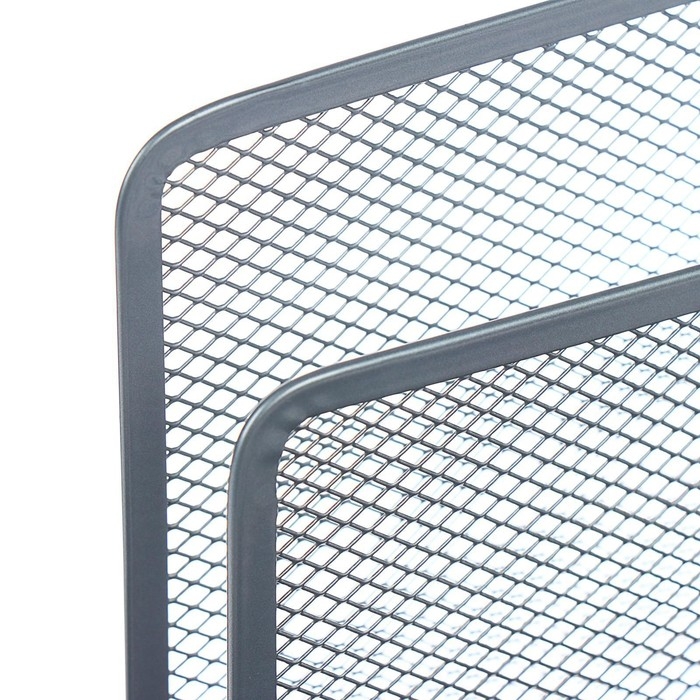 Подставка для бумаг, серая, сетка Подставка для бумаг, серая, сетка