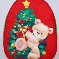 Новогодний детский рюкзак «Медвежонок с ёлкой», 30*25 см Новогодний детский рюкзак «Медвежонок с ёлкой», 30*25 см