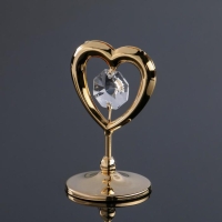 Сувенир &laquo;Сердце" мини, с кристаллами