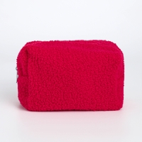 Косметичка на молнии, TEXTURA, цвет красный