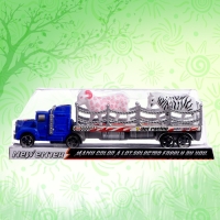 Грузовик инерционный &laquo;Зооперевозчик&raquo;, 2 фигурки животных, МИКС