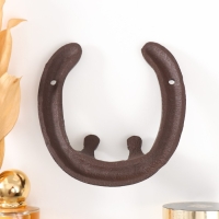 Крючки декоративные чугун "Подкова" 13х12,5х3,7 см Крючки декоративные чугун "Подкова" 13х12,5х3,7 см