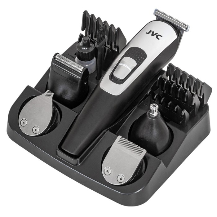 Машинка для стрижки аккумуляторная jvc JHC58RS, 4 насадки, 3/6/9/12 мм Машинка для стрижки аккумуляторная jvc JHC58RS, 4 насадки, 3/6/9/12 мм