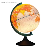 Глобус физико-политический "Глобен", интерактивный, диаметр 250 мм, с подсветкой, с очками