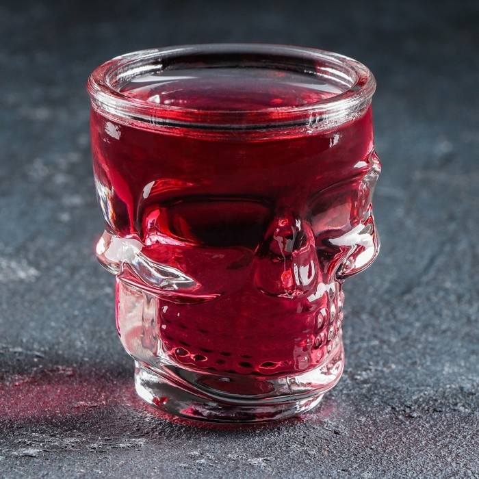 Стопка стеклянная &laquo;Череп. Хэллоуин&raquo;, 50 мл