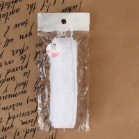 Кружево капроновое, 23 мм × 10 ± 1 м, цвет белый Кружево капроновое, 23 мм × 10 ± 1 м, цвет белый