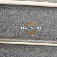 Блюдо фарфоровое овальное Magistro Urban, 260 мл, 18&times;9,8&times;2,5 см, цвет серый