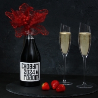 Новогоднее украшение на бутылку «Счастье», на новый год Новогоднее украшение на бутылку «Счастье», на новый год