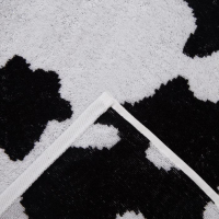 Полотенце махровое Этель ЧБ &laquo;Корова&raquo;, пестроткань, 70х130 см