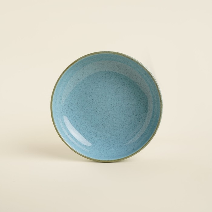 Набор тарелок глубоких фарфоровых SL Home «Аззура», 18,5×5 см, цвет бирюзовый Набор тарелок глубоких фарфоровых SL Home «Аззура», 18,5×5 см, цвет бирюзовый