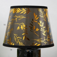 Настольная лампа "Рейна" Е14 15Вт чёрный 20х20х27 см RISALUX Настольная лампа "Рейна" Е14 15Вт чёрный 20х20х27 см RISALUX