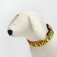 Ошейник с подсветкой Тигр 3 режима свечения размер М, ОШ 32-50 х 2,5 см оранжевый Ошейник с подсветкой Тигр 3 режима свечения размер М, ОШ 32-50 х 2,5 см оранжевый