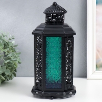 Подсвечник металл, стекло на 1 свечу "Арабская ночь" фонарь цветные стёкла 28х15х15 см Подсвечник металл, стекло на 1 свечу "Арабская ночь" фонарь цветные стёкла 28х15х15 см