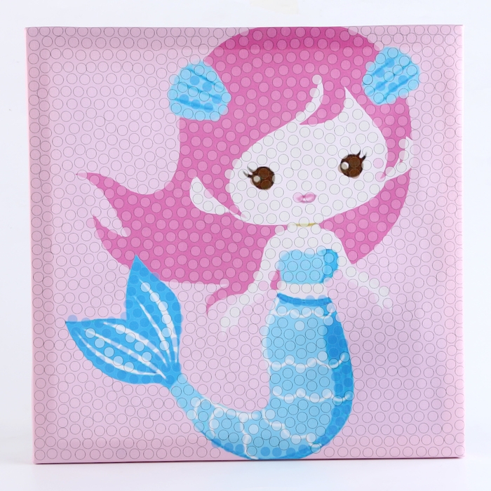 Аппликация помпошками &laquo;Русалочка&raquo;, размер &mdash; 30 &times; 30 см, клей 30 мл