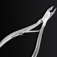 Кусачки маникюрные для кутикулы &laquo;Premium satin&raquo;, эргономичные, 10,1 см, длина лезвия - 7 мм, цвет серебристый