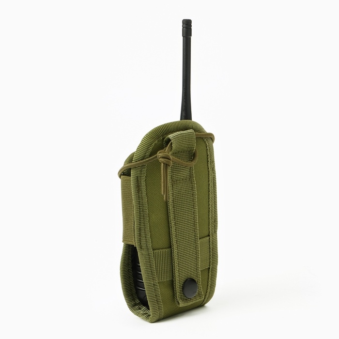 Подсумок тактический под рацию Baofeng, 6.5&times;5&times;15 см, на пояс и бронежилет, MOLLE, олива