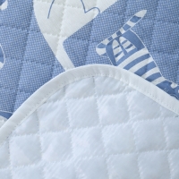 Покрывало Кошкин дом 150х210см, темно-синий, бязь 120г/м, хл 100%