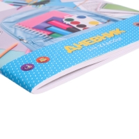 Дневник для 1-4 классов, "Школьные принадлежности", мягкая обложка, 48 листов Дневник для 1-4 классов, "Школьные принадлежности", мягкая обложка, 48 листов