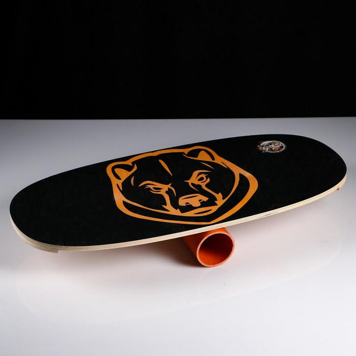 Доска балансировочная балансборд "Медведь" D ролика 9 см, 75&times;35х1,5 см