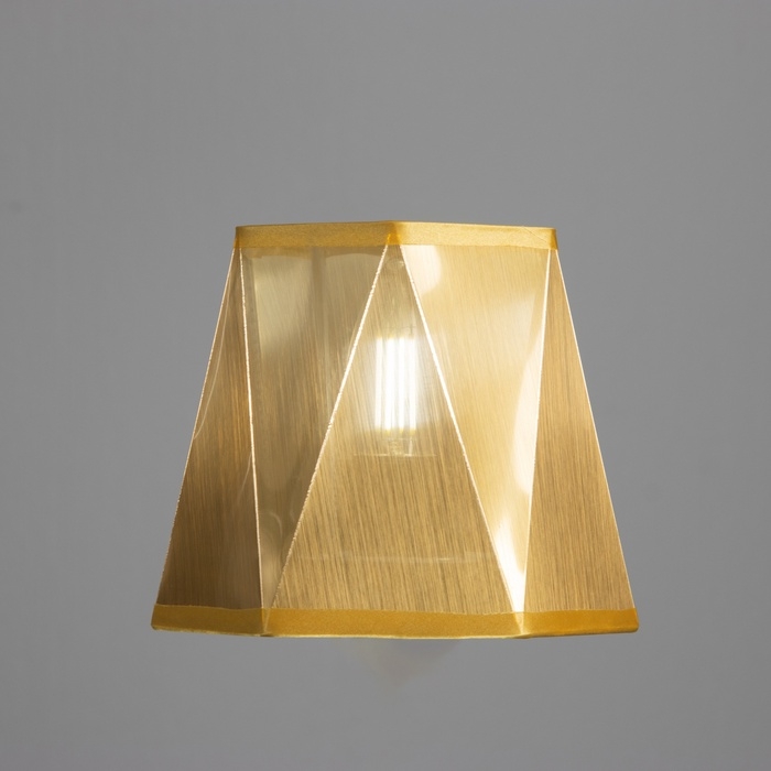 Абажур Е27 золото 13х14х16 см Абажур Е27 золото 13х14х16 см