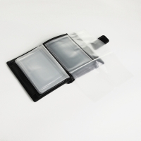 Портмоне мужское на магните 3 в 1, отдел для автодокументов, паспорта, цвет чёрный Портмоне мужское на магните 3 в 1, отдел для автодокументов, паспорта, цвет чёрный