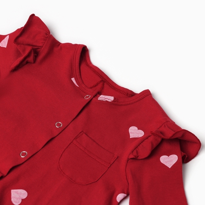 Комбинезон детский MINAKU, цвет красный, рост 74-80 см