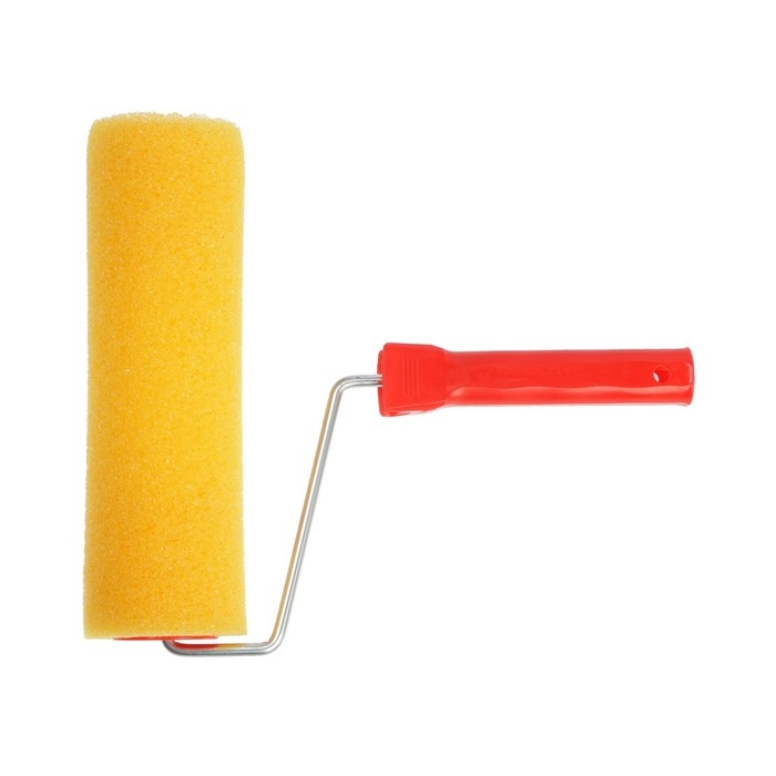 Валик ЛОМ, "Шорох", поролон, 230 мм, рукоятка d=6 мм, D=80 мм