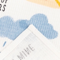 Набор кухонных полотенец Доляна Happiness, 35х60см-4шт, 100% хлопок