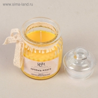 Свеча в банке ароматизированная "Сочный манго" 180гр, время горения 45ч Свеча в банке ароматизированная "Сочный манго" 180гр, время горения 45ч