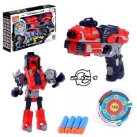 Робот &laquo;Бластер&raquo;, трансформируется, стреляет мягкими пулями
