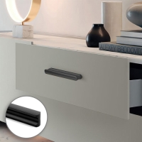 Ручка-скоба CAPPIO RSC022, алюминий, м/о 160 мм, цвет черный 96278904 Ручка-скоба CAPPIO RSC022, алюминий, м/о 160 мм, цвет черный 96278904