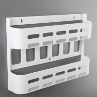 Органайзер навесной для специй, цвет белый Органайзер навесной для специй, цвет белый