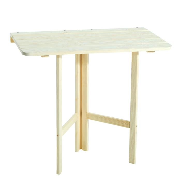 Стол пристенный, откидывающийся, 80х74х45см, квадратный, СОСНА Стол пристенный, откидывающийся, 80х74х45см, квадратный, СОСНА